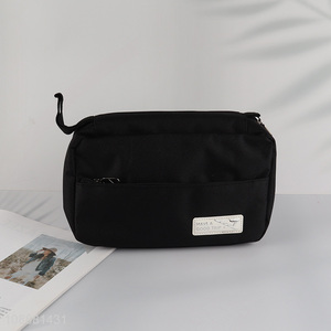 Good selling black makeup bag cosmetic bag for travel