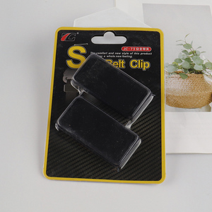 Top quality black car interior accessories seat belt clip for sale