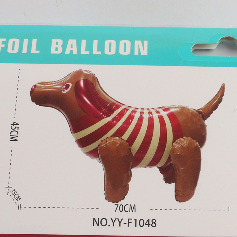 China Imports Dachshund Aluminum Foil Balloon Reusable Foil Balloons