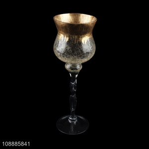 Yiwu market delicate design <em>glass</em> champagne <em>cup</em> wine glasses