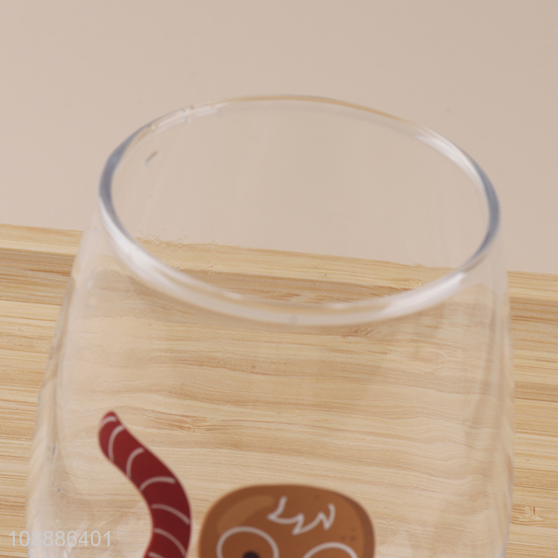 Hot selling christmas series wine glasses water cup drinking cup