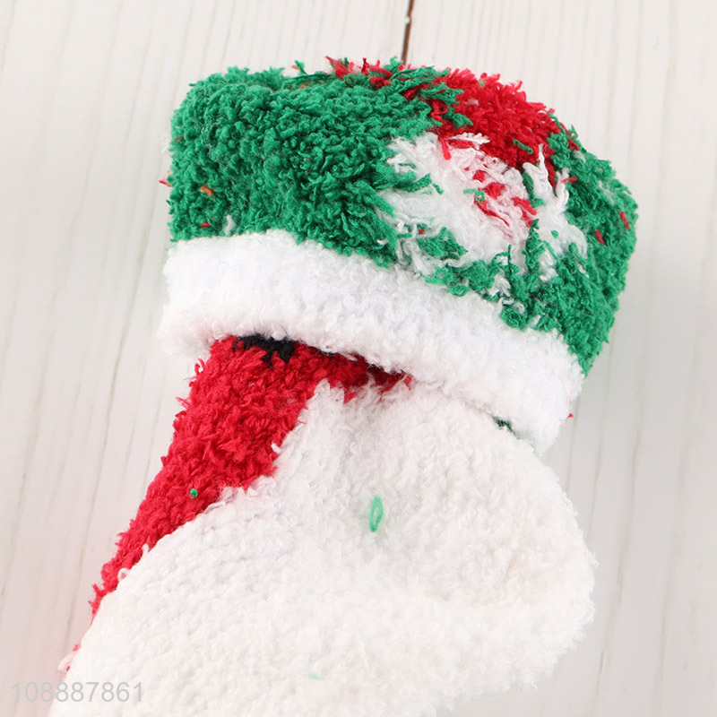 High quality winter cozy sleeping socks Christmas slipper socks