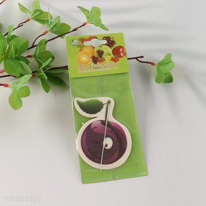 China Imports Blueberry Scented Hanging Paper Car Freshener