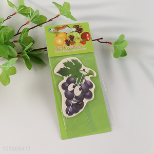 Online Wholesale Grape Scented Hanging Paper Car Freshener