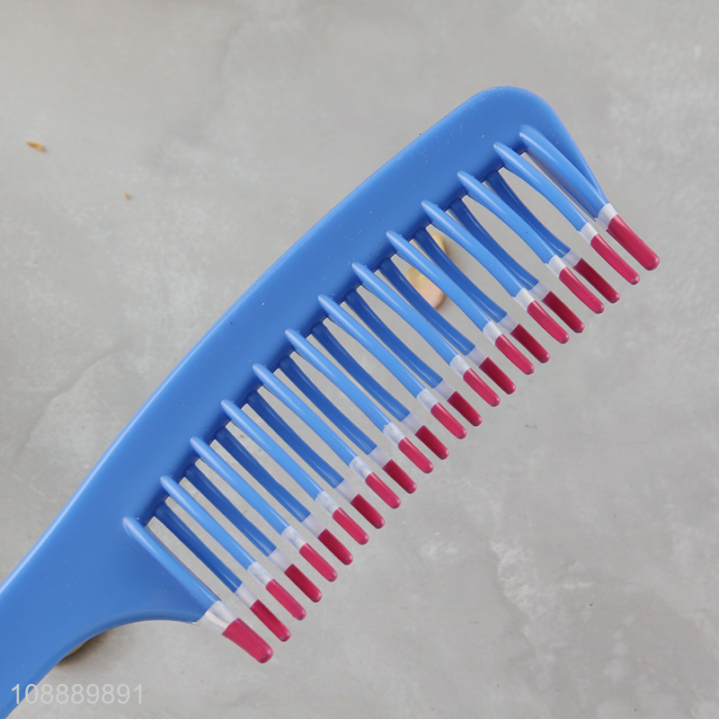 High quality wide toothed detangling comb heat resistant comb