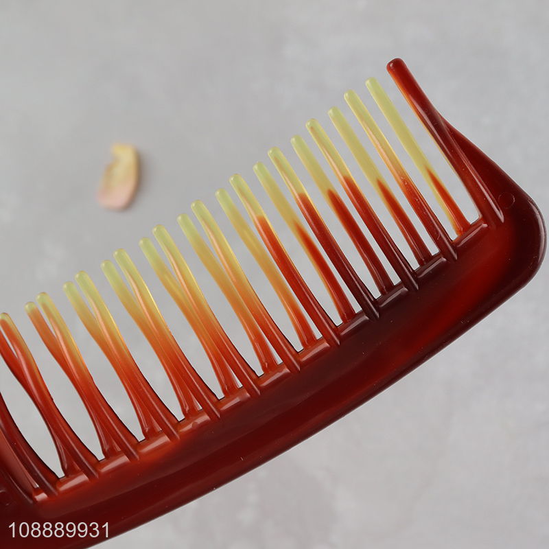 Wholesale wide toothed hairbrush anti-static detangling comb