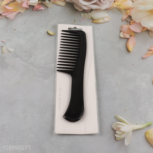 Wholesale wide toothed comb anti-static hair styling comb brush