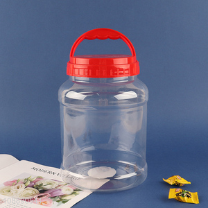 High quality 3200ml clear food storage jar cereal storage container
