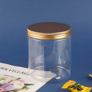 Wholesale 430ml wide mouth food storage jar tea storage canister