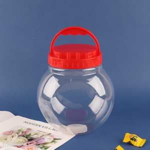 Factory price 2700ml clear plastic food storage jar for candy cookie