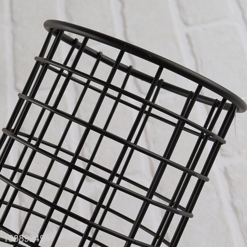 New arrival metal wire utensil holder chopsticks cage for kitchen