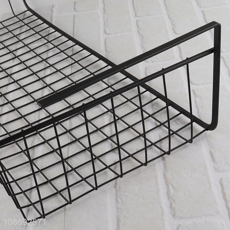 New arrival under shelf basket metal wire hanging storage basket