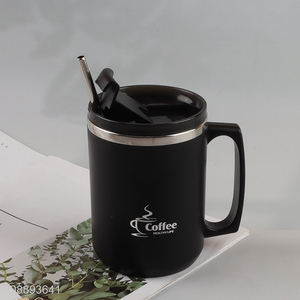 New arrival black stainless steel water cup coffee cup