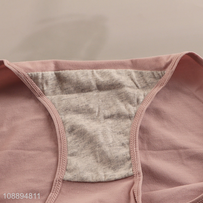 Top quality women high waist cotton breathable underwear