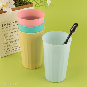 New product 4pcs toothbrush cups bathroom toothbrush holder cups