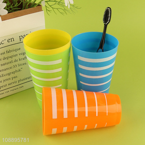 Hot selling 4pcs bathroom tumblers toothbrush cups mouthwash cups