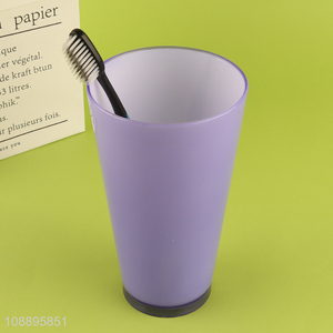 High quality thick heat resistant plastic drinking cup toothbrush cup
