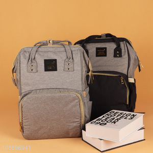 Top sale grey large capacity casual portable backpack wholesale