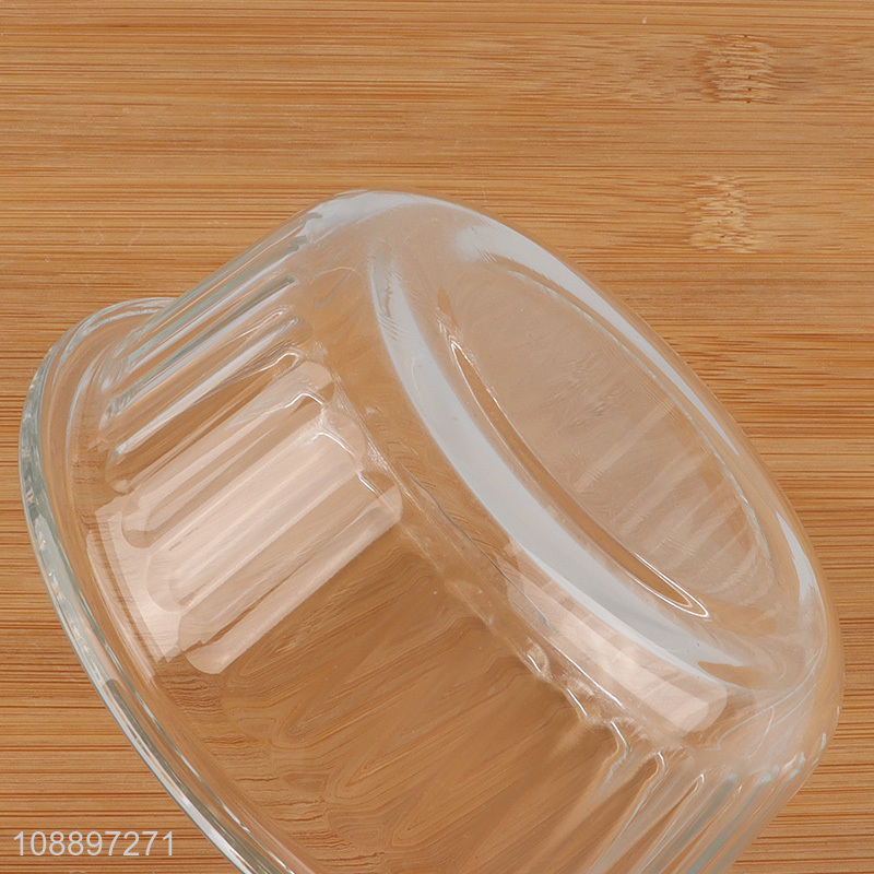 Top selling glass round sealed preservation box storage box