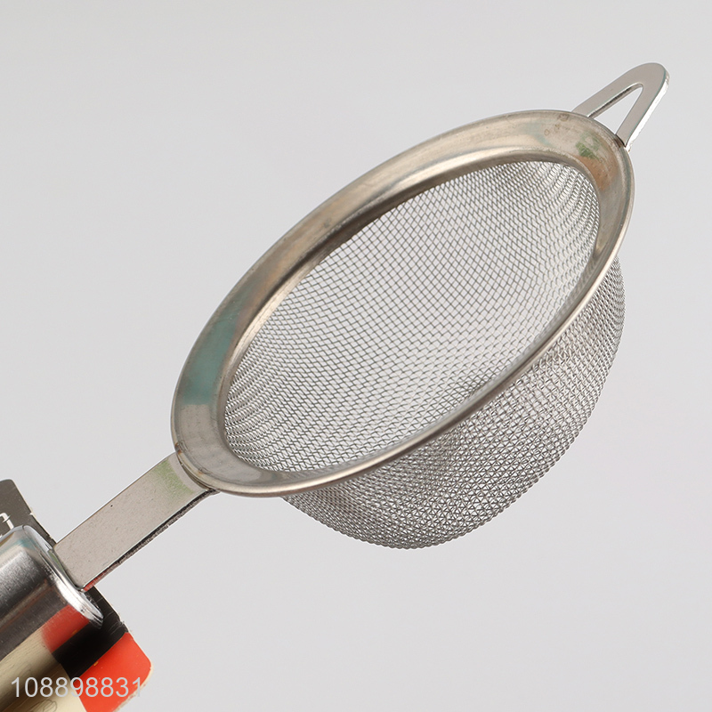 China imports stainless steel fine mesh strainer sieve sifters for kitchen