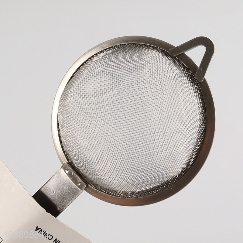 Wholesale durable stainless steel fine mesh strainer for tea, oil, fruit