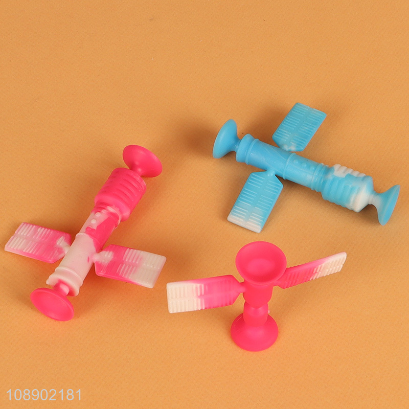 Top quality kids funny tpr sucker sticky diy toys