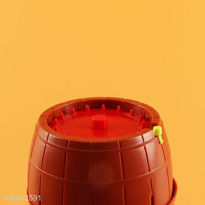 Hot products party games pop up pirate barrel toy