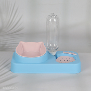 New arrival pink plastic cat pet <em>bowl</em> for pet supplies