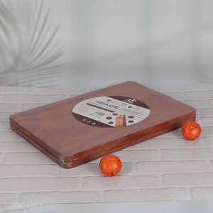 China factory wooden rectangle cutting board chopping block for kitchen