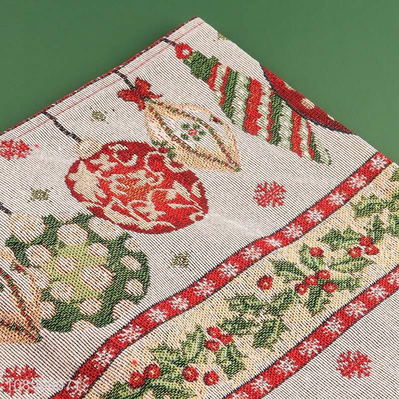 Hot Selling Christmas Table Runner Winter Dining Table Deocration