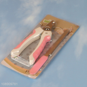 Good quality pet supplies pet dog <em>nail</em> clipper cutter <em>scissors</em> <em>Set</em>