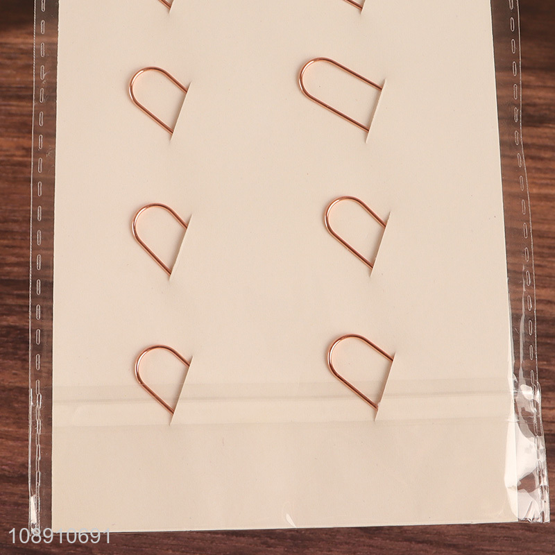 Good sale love letter 8pcs metal clips paper clips wholesale