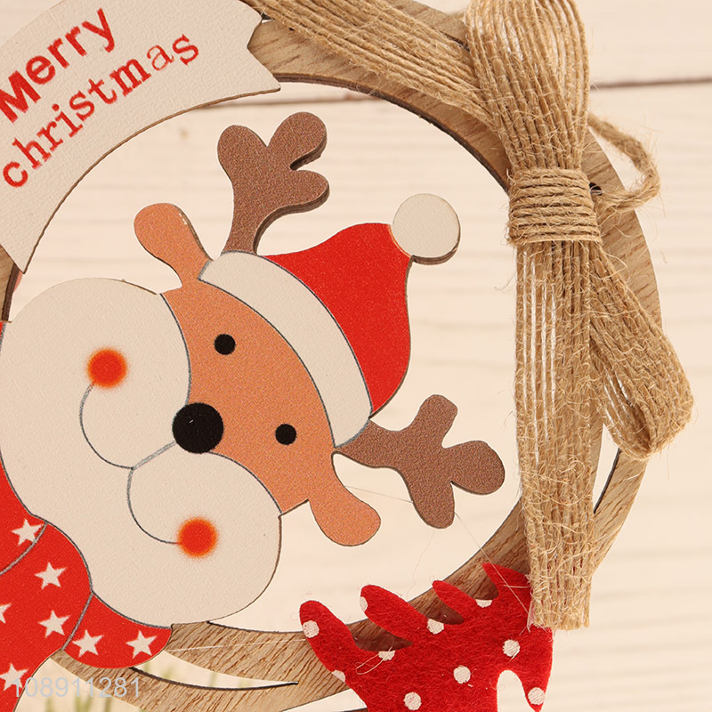 New Arrival Christmas Wooden Hollow Ornaments Winter Hanging Ornaments