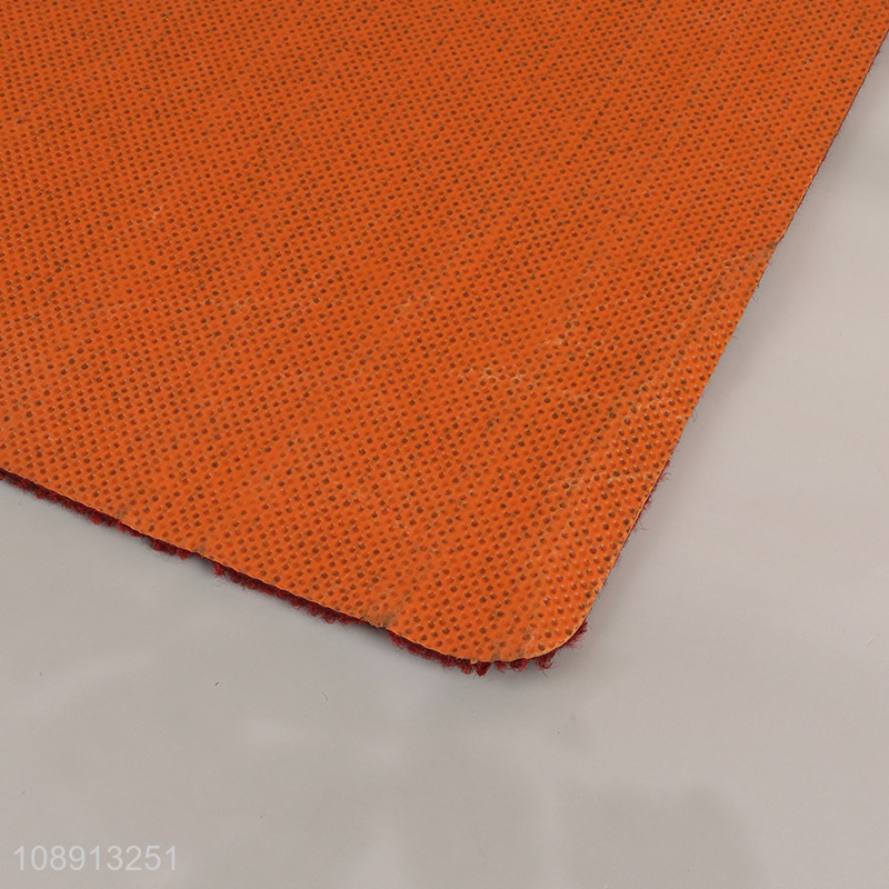 Good quality rectangle single stripe embossed floor mat for sale