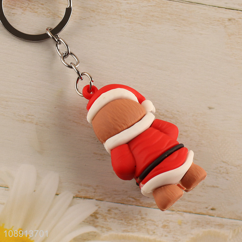 New Product Christmas Keychain Silicone Key Chain for Gift