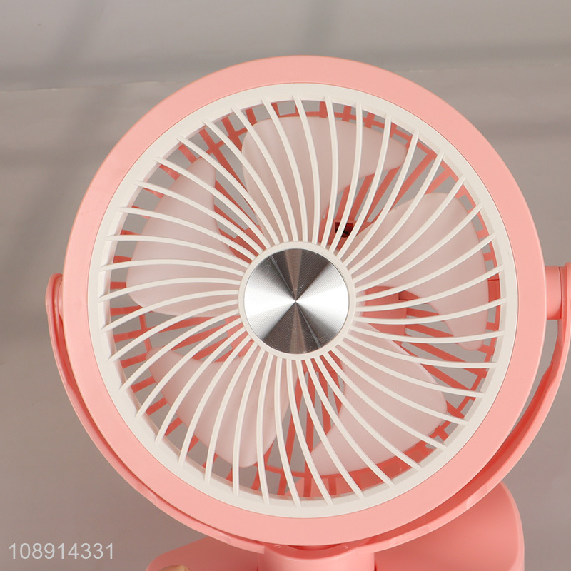 Factory price multicolor adjustable 3-speed wind speed clip fan for sale