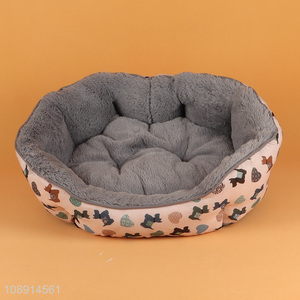 Factory Supply Winter Cozy Dog Cat <em>Bed</em> Fluffy <em>Pet</em> <em>Bed</em>