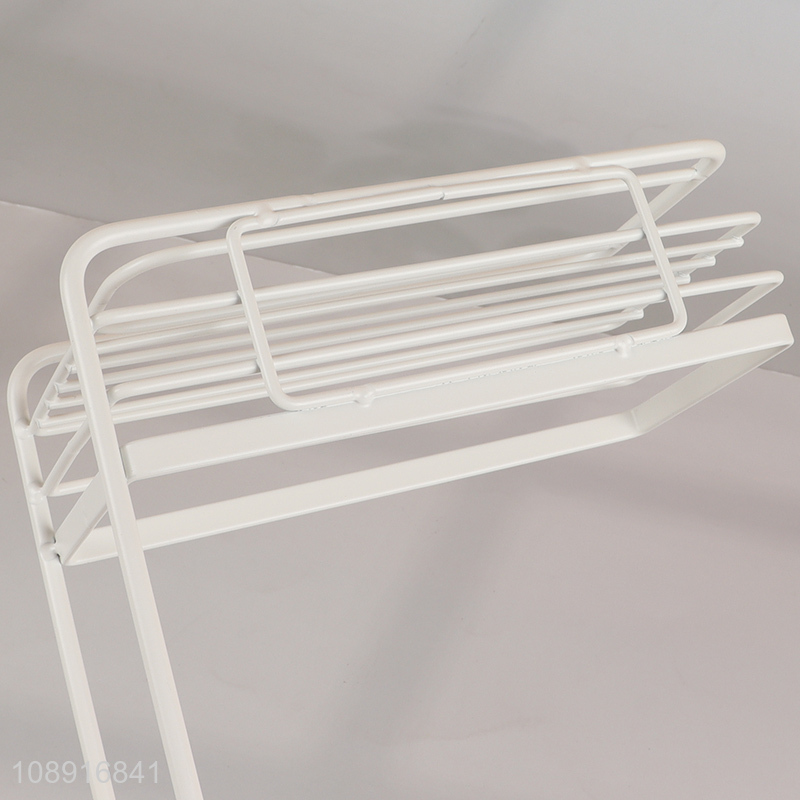 Wholesale double layer towel storage rack wall mounted dish rack