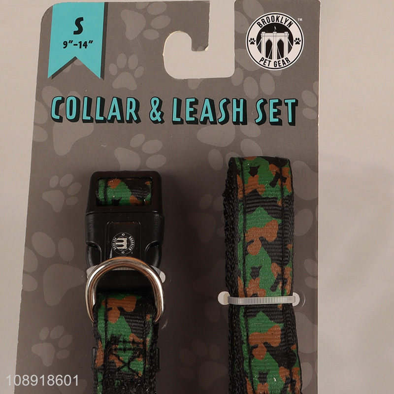 Factory Supply Dog Collar and Leash Set Pet Dog Supplies