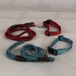 Hot Selling Adjustable No Pull <em>Dog</em> Collar and <em>Leash</em> Set