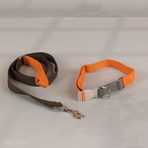 Hot Selling <em>Dog</em> Collar and <em>Leash</em> Set with Quick-Rlease Buckle