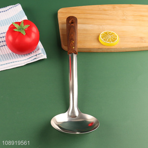 Best selling long handle kitchen utensils soup ladle wholesale