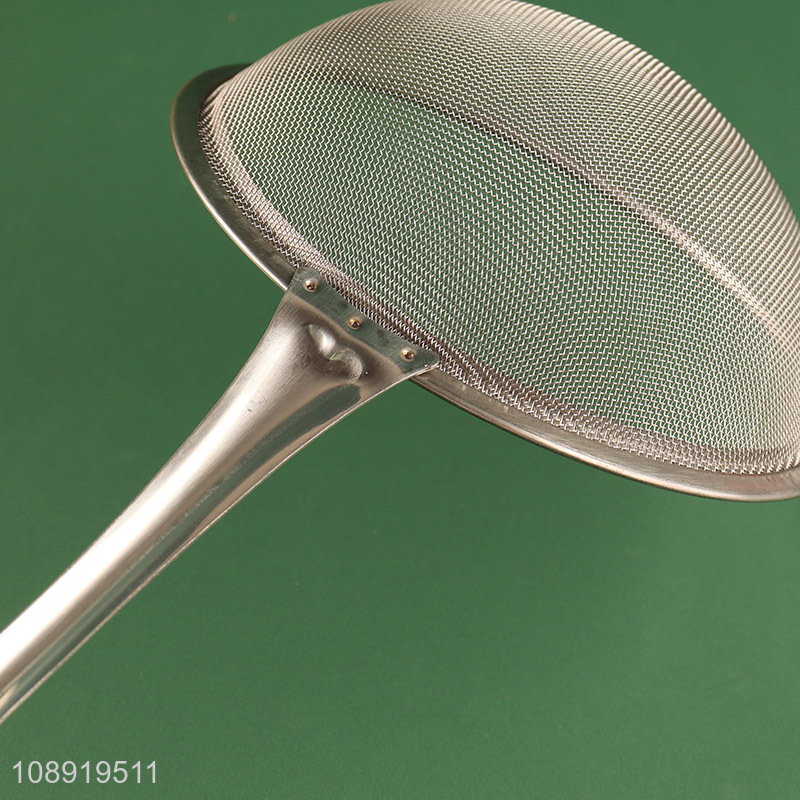 Hot items stainless steel colander strainer fried filter strainer