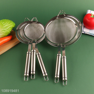 Top products stainless steel fine mesh strainer kitchen strainer for sale