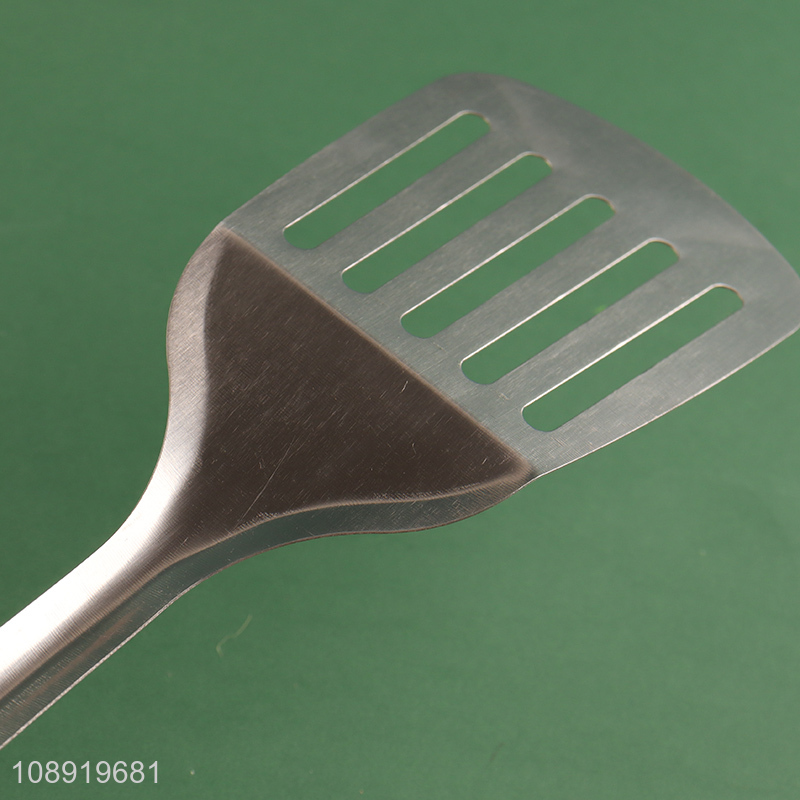 Online wholesale non-stick stainless steel slotted spatula for cooking