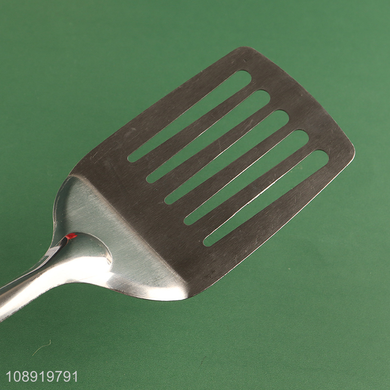 New arrival stainless steel non-stick slotted spatula for cooking