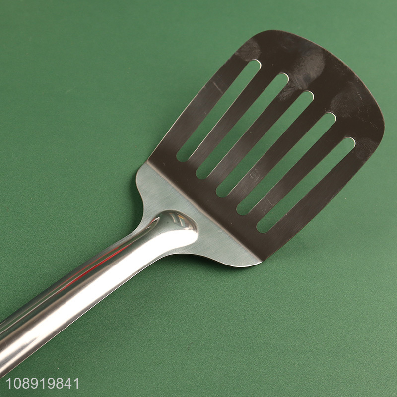 Factory supply stainless steel non-stick slotted spatula for sale