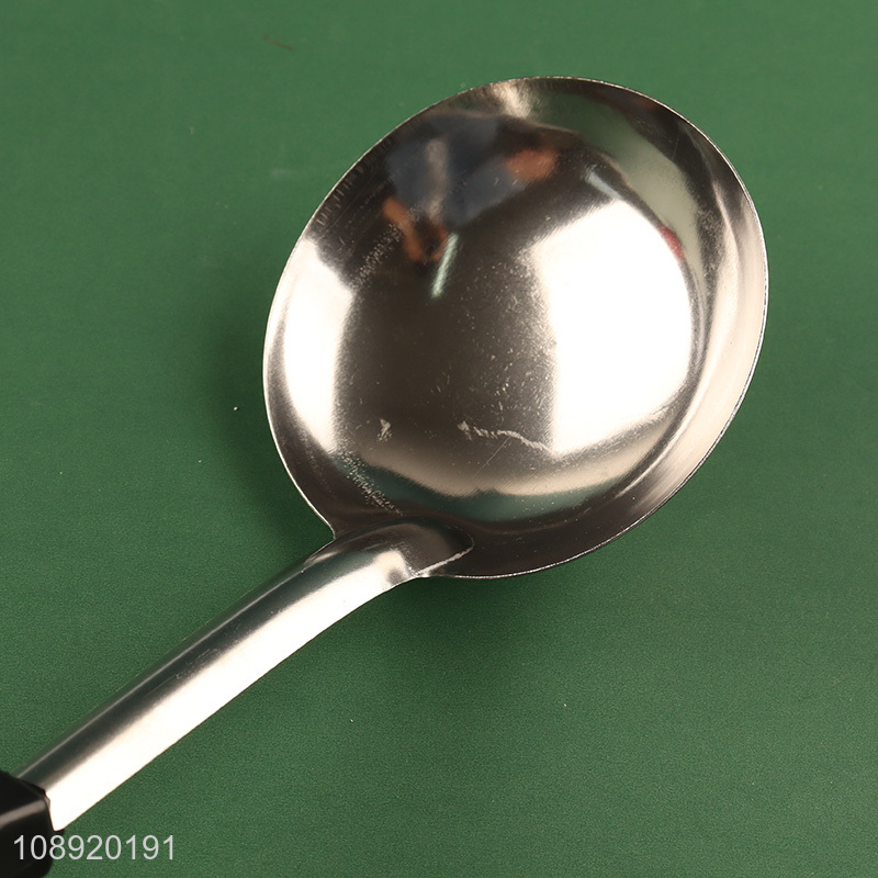 New arrival long handle stainless steel soup ladle for sale