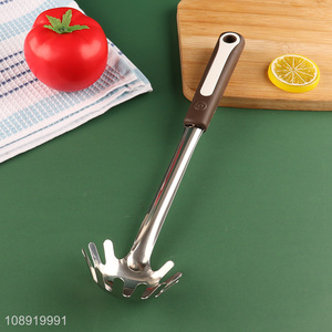 Top products long handle stainless steel spaghetti spatula