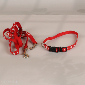 New Product Durable Dog Collar and Leash Set for Large Dogs